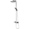 Cubic Square Shower with Thermostatic Valve &amp; Slide Rail Kit