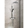 Cubic Square Shower with Thermostatic Valve &amp; Slide Rail Kit