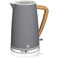 GRADE A1 - Swan SK14610GRYN Nordic 1.7L Kettle - Grey