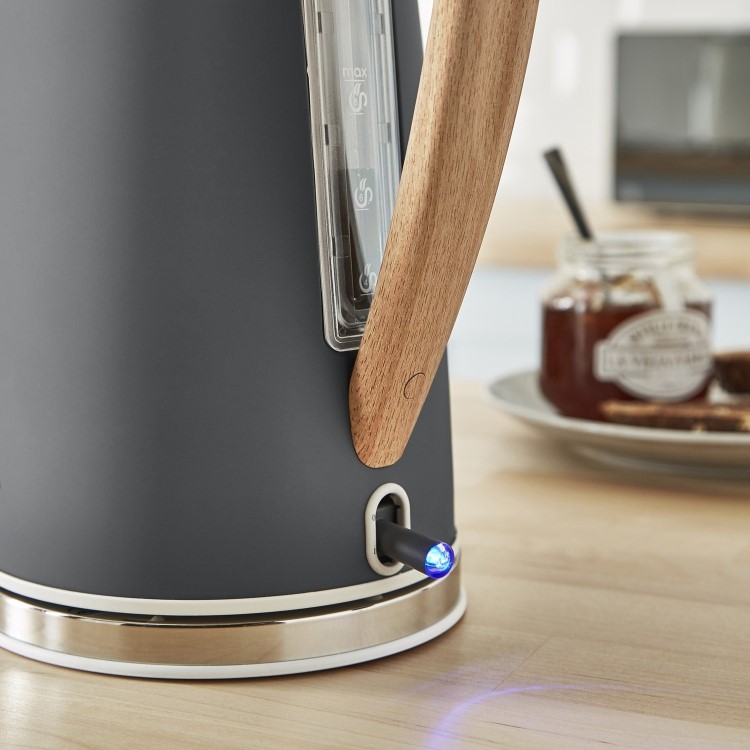 GRADE A1 - Swan SK14610GRYN Nordic 1.7L Kettle - Grey