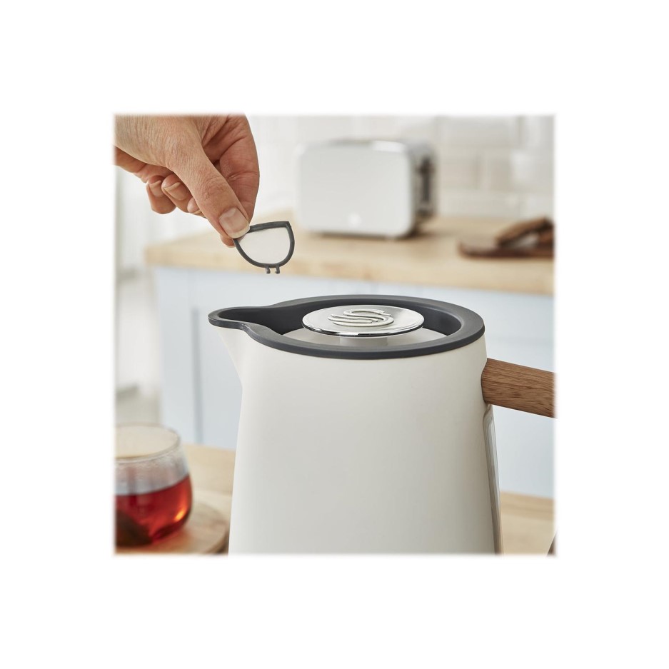 Swan SK14610WHTN Nordic 1.7L Kettle White Appliances Direct