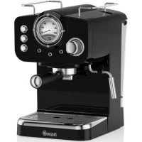 GRADE A1 - Swan SK22110BN Retro Espresso Coffee Machine - Black