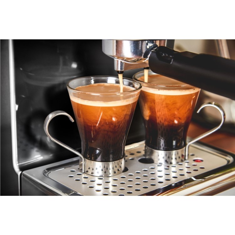 GRADE A1 - Swan SK22110BN Retro Espresso Coffee Machine - Black