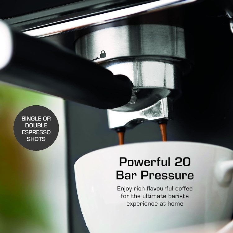 Swan Espresso Coffee Machine SK22113BLK- Black