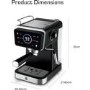 Swan Espresso Coffee Machine SK22113BLK- Black