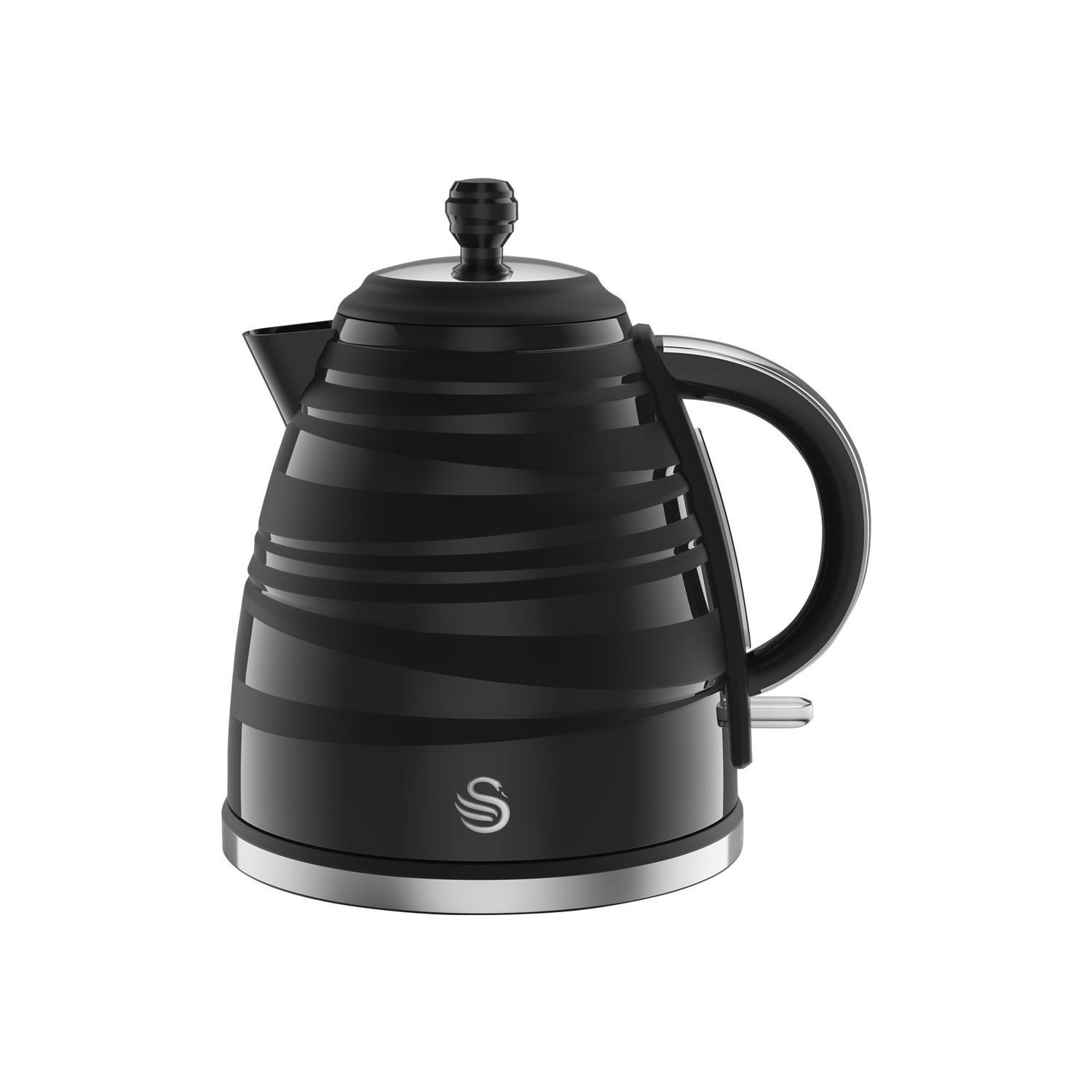 Swan SK31050BN 1.7L Symphony Kettle Black Appliances Direct