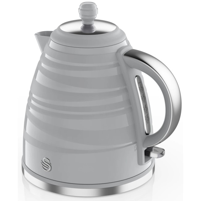 Swan SK31050GRN 1.7L Symphony Kettle Grey Appliances Direct