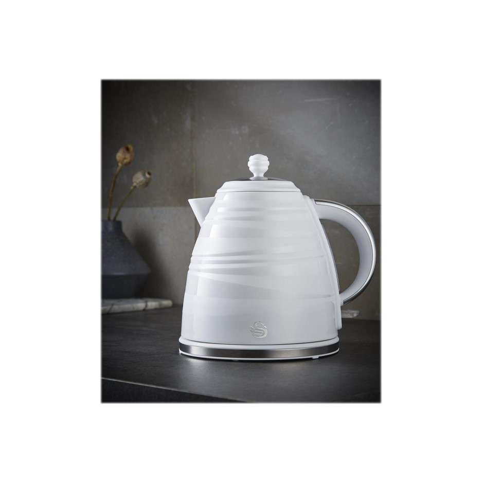 Swan SK31050WN 1.7L Symphony Kettle White Appliances Direct