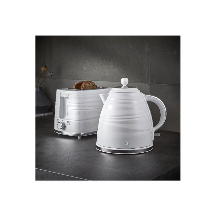 GRADE A1 - Swan SK31050WN 1.7L Symphony Kettle - White