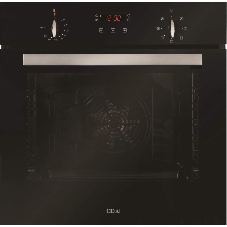 GRADE A1 - CDA SK310BL Seven Function Electric Single Oven Black