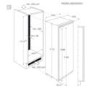 AEG SKD71800F0 Large Capacity 1.8m Tall In-column Integrated Fridge