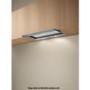 Elica SKLOCK60 Built In Twin Motor Silver Grey 52cm Wide Telecopic Cooker Hood With Glass Panel