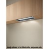 Elica SKLOCK60 Built In Twin Motor Silver Grey 52cm Wide Telecopic Cooker Hood With Glass Panel