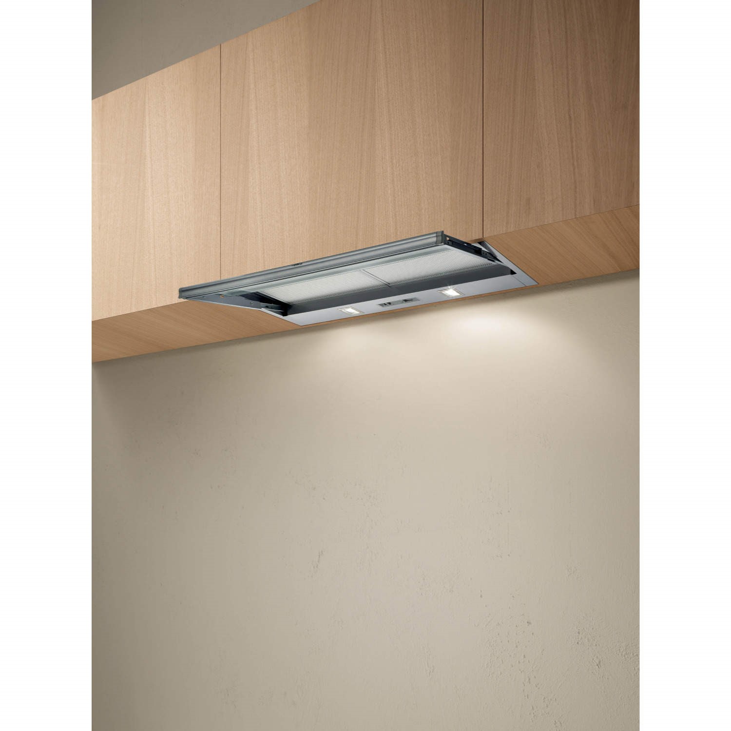 82cm Telecopic Cooker Hood Glass Panel Stainless Steel