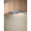 Elica SKLOCK90 Built-in Twin Motor Silver Grey 82cm Wide Telecopic Cooker Hood With Glass Panel
