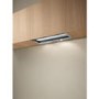 Elica SKLOCK90 Built-in Twin Motor Silver Grey 82cm Wide Telecopic Cooker Hood With Glass Panel