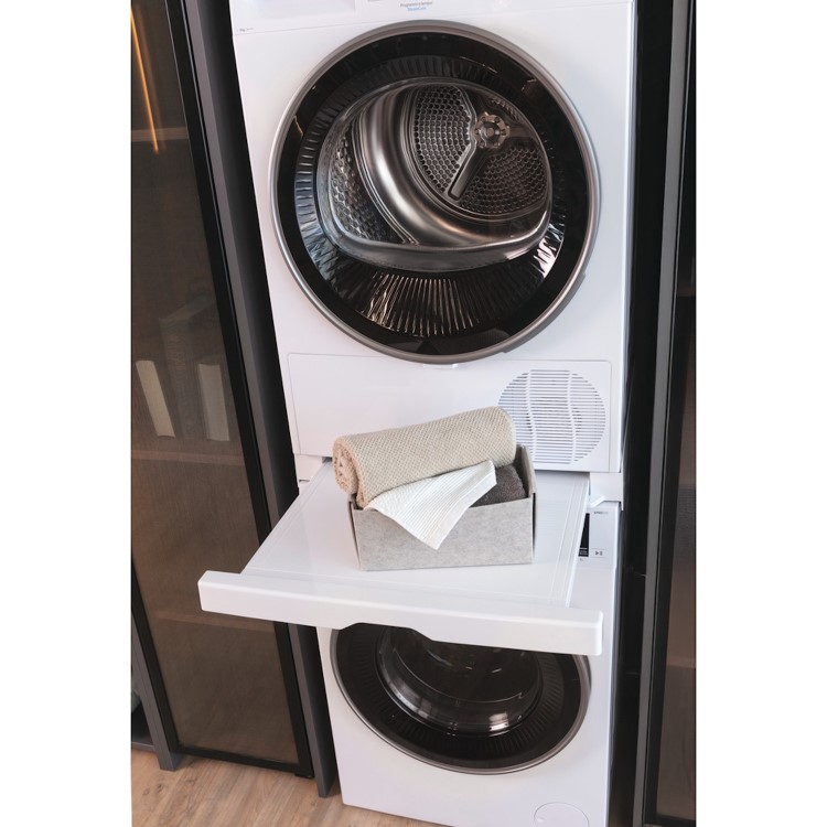 Beko Professional Stacking Kit with Pull Out Shelf - White
