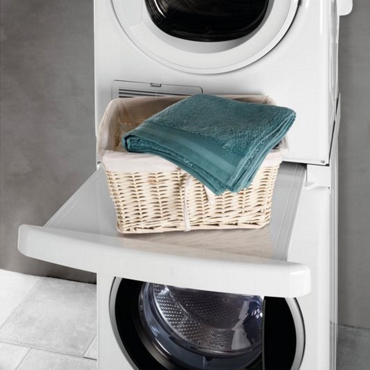 Beko Professional Stacking Kit with Pull Out Shelf - White