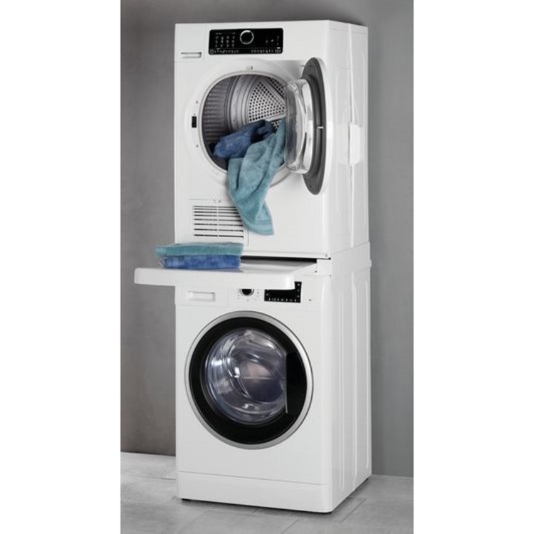 Beko Professional Stacking Kit with Pull Out Shelf - White