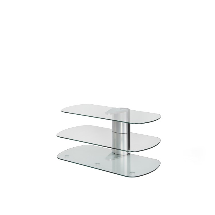 Off The Wall Skyline TV Stand for up to 55" TVs - Silver