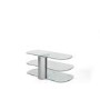 Off The Wall Skyline TV Stand for up to 55" TVs - Silver