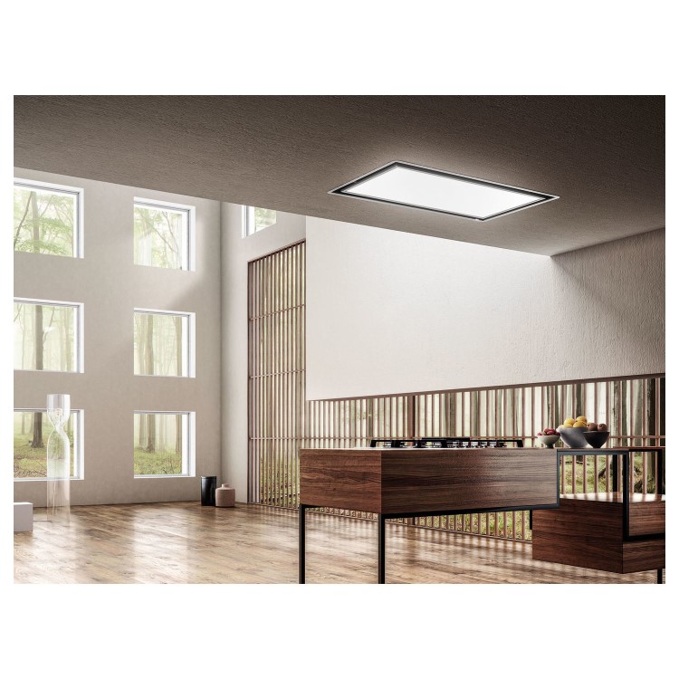 Elica Ceiling Extractor Hood - White