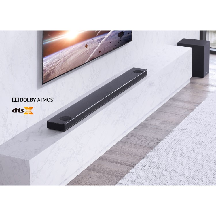 LG SL10Y 5.1.2 Channel Bluetooth Soundbar with Dolby Atmos and DTS X