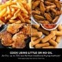 Ninja SL400UK Double Stack XL 9.5L 6-in-1 Dual Air Fryer  Twin Baskets  Healthy Crispy Cooking  Grey