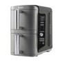 Ninja SL400UK Double Stack XL 9.5L 6-in-1 Dual Air Fryer  Twin Baskets  Healthy Crispy Cooking  Grey
