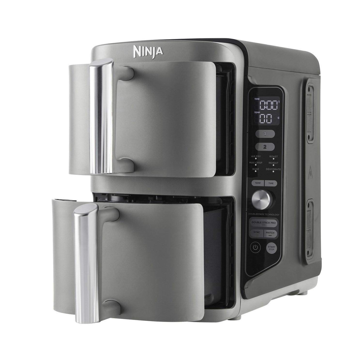 Ninja SL400UK Double Stack XL 9 5L 6 in 1 Dual Air Fryer Twin Baskets Ninja SL400UK Double Stack XL 9 5L 6 in 1 Dual Air Fryer Twin Baskets
