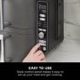Ninja SL400UK Double Stack XL 9.5L 6-in-1 Dual Air Fryer  Twin Baskets  Healthy Crispy Cooking  Grey