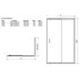 Claritas 6mm Glass Sliding Shower Door - 1000 x 1850