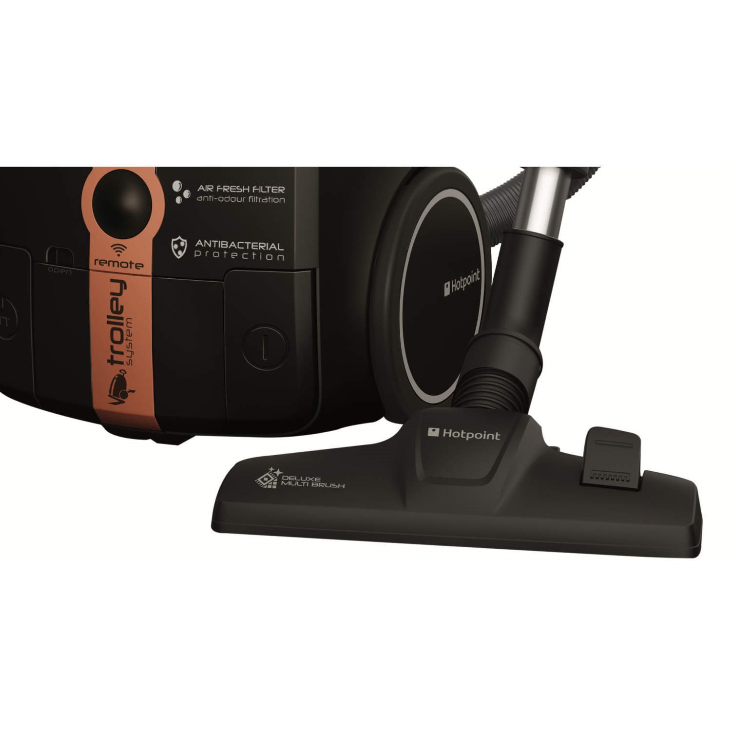 Hotpoint SLD10BPB Anti Allergy Bagless Vacuum Cleaner Black And Red