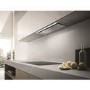 GRADE A2 - Elica SLEEK-60-WH Sleek Stainless Steel And White Glass Canopy Cooker Hood For A 60cm Cupboard