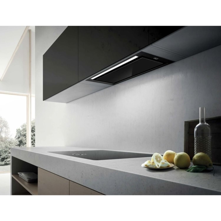 Elica Sleek 2.0 80cm Canopy Cooker Hood - Black