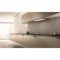 Elica SLEEK80WH Sleek Stainless Steel And White Glass Canopy Cooker Hood For An 80cm Cupboard