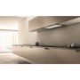 Elica SLEEK80WH Sleek Stainless Steel And White Glass Canopy Cooker Hood For An 80cm Cupboard