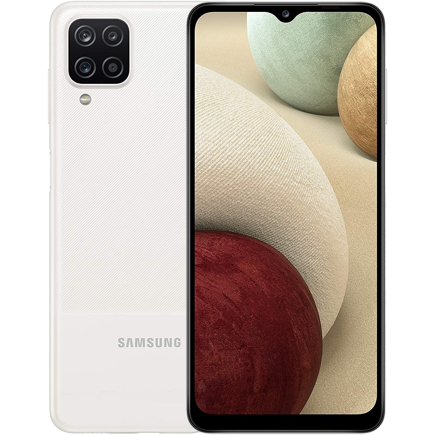 Samsung Galaxy A12 White 6.5 64GB 4G Unlocked & SIM Free Smartphone