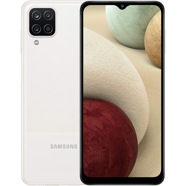 Samsung Galaxy A12 White 6.5" 64GB 4G Unlocked & SIM Free