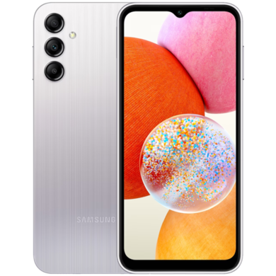 Samsung Silver Galaxy A14 4G 64Gb 4G Mobile Phone - Awesome Size 7.8