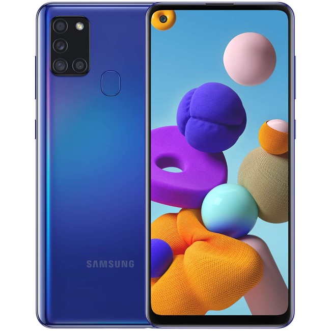 Samsung Galaxy A21s Blue 6.5" 128GB 4G Unlocked & SIM Free