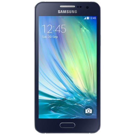 Grade A Samsung Galaxy A3 Black 2015 4.5" 16GB 4G Unlocked & SIM Free