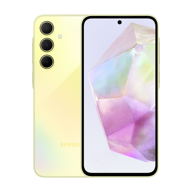 Samsung Galaxy A35 5G Awesome Lemon 6.6" 128GB 5G Unlocked & SIM Free Smartphone