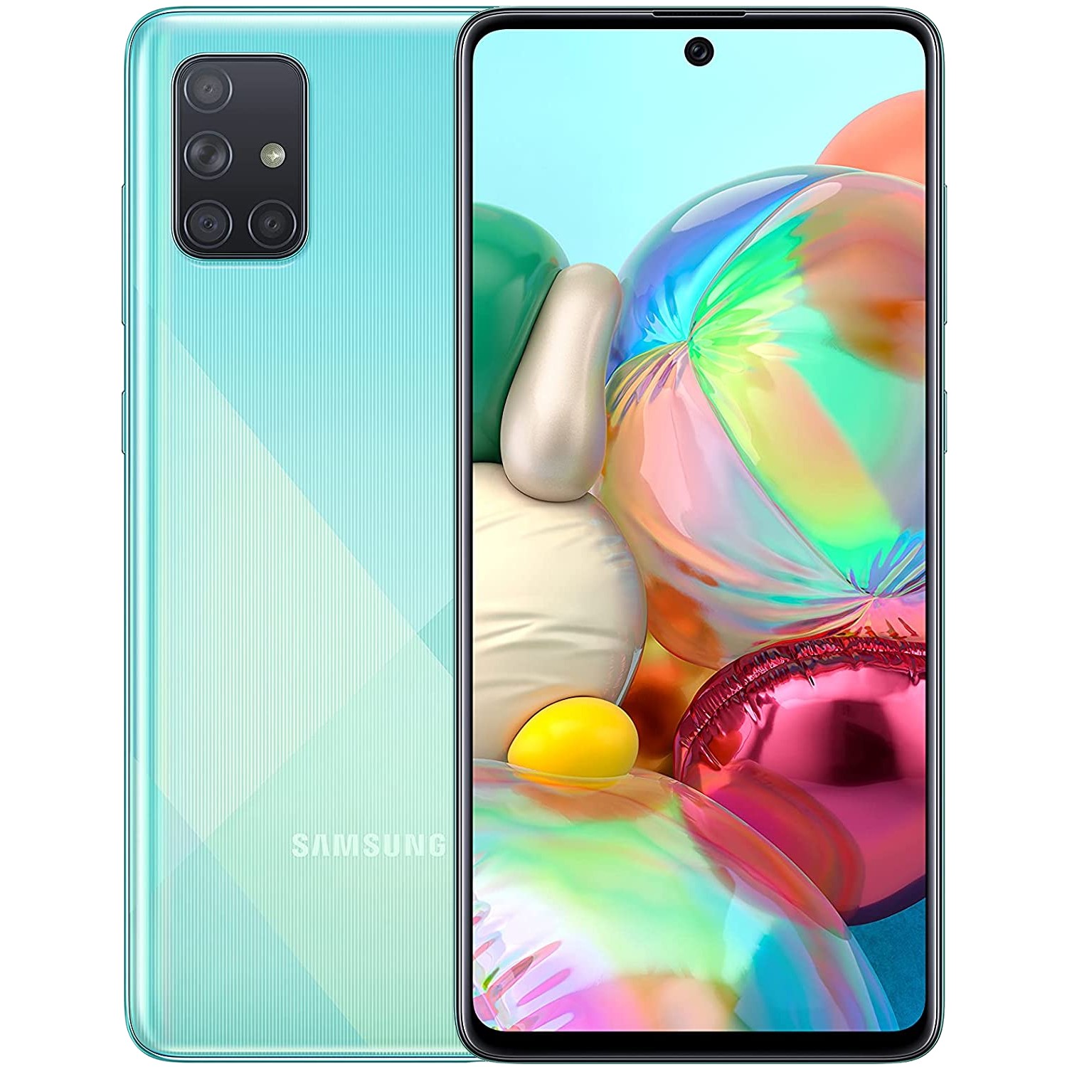 GRADE A2 - Samsung Galaxy A71 Blue 6.7 128GB 4G Dual SIM Unlocked & SIM Free