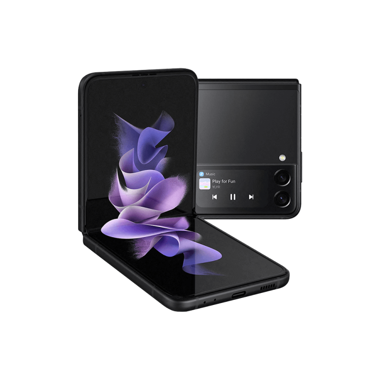 Refurbished Samsung Galaxy Z Flip3 5G Phantom Black 6.7" 256GB 5G Unlocked & SIM Free Smartphone