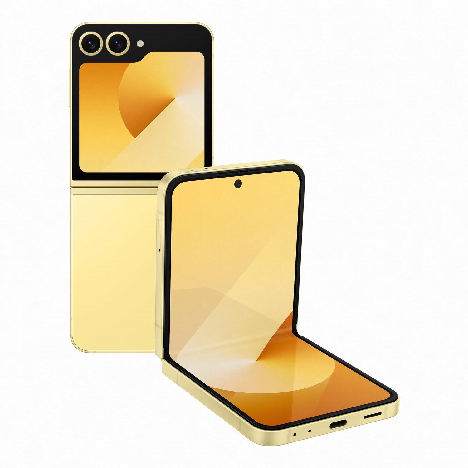 Samsung Yellow Galaxy Z Flip6 256Gb 5G Mobile Phone - Size 7 - SM-F741BZYGEUB - Appliances Direct