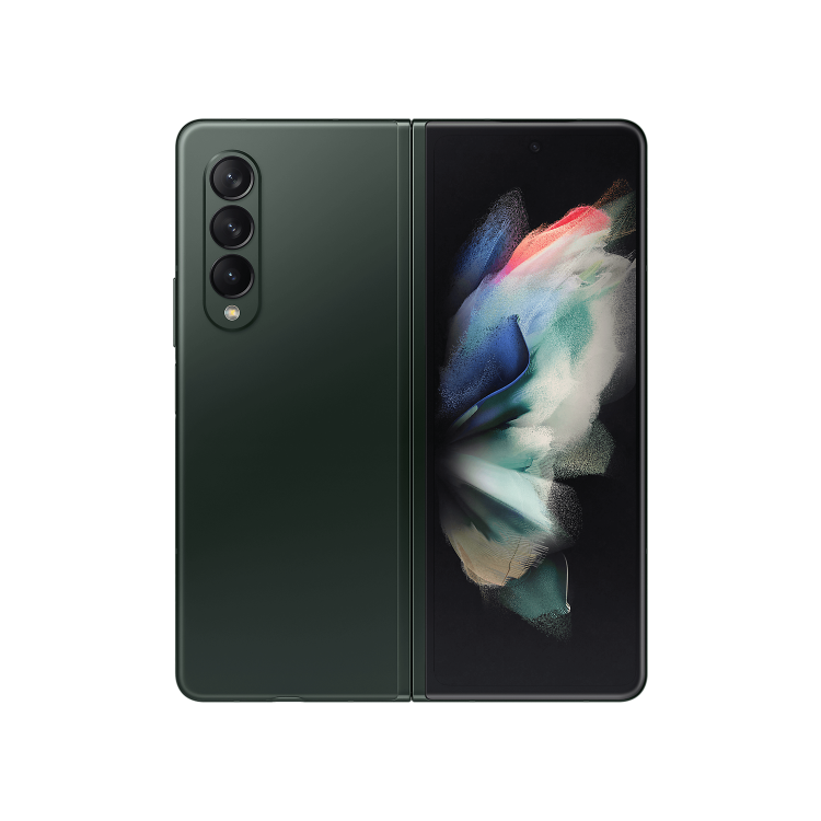Refurbished Samsung Galaxy Z Fold3 5G Phantom Green 7.6" 256GB 5G Unlocked & SIM Free Smartphone