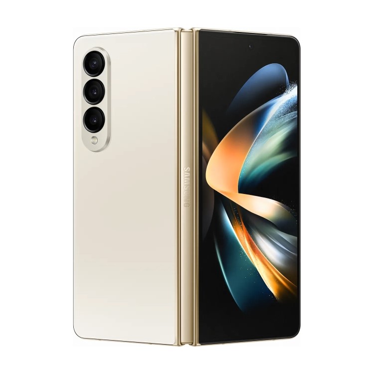 Refurbished Samsung Galaxy Z Fold4 Beige 7.6" 256GB 5G Unlocked & SIM Free Smartphone