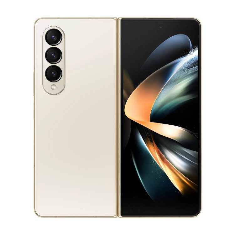 Refurbished Samsung Galaxy Z Fold4 Beige 7.6" 256GB 5G Unlocked & SIM Free Smartphone
