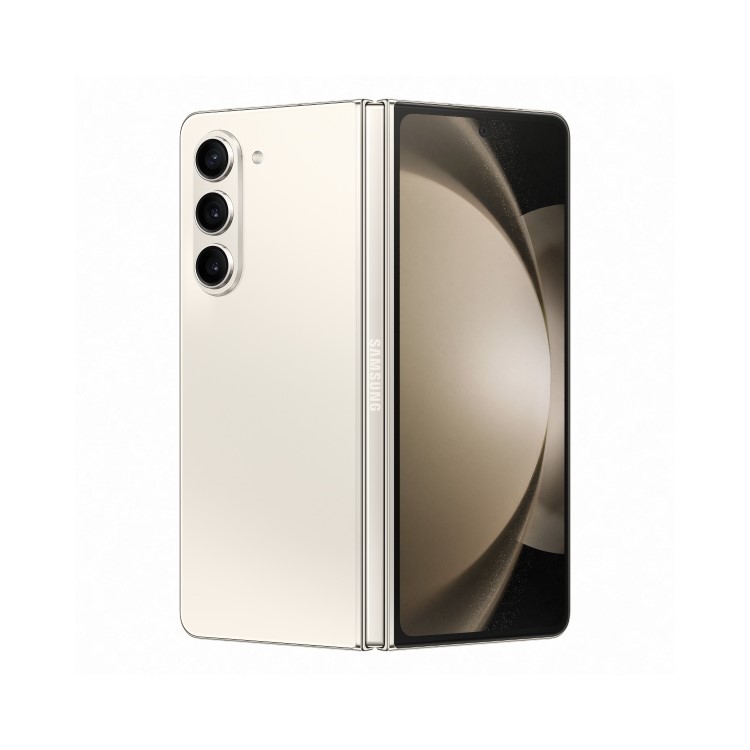 Samsung Galaxy Fold5 Cream 7.6" 256GB 5G Unlocked & SIM Free Smartphone